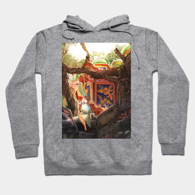 Taiwan temple Hoodie by yunzhen_ho